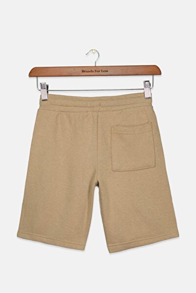 Timberland Kids Boy Drawstring Printed Shorts, Brown