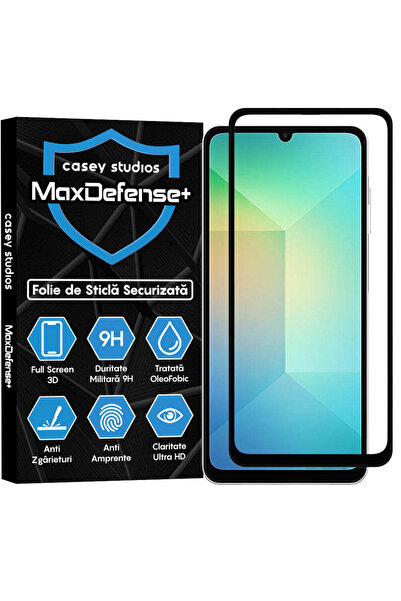 Casey Studios Folie Sticla Samsung Galaxy A06 5G, Full Cover 3D, Anti Zgariet...