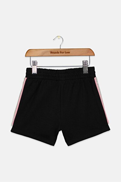 Puma Kids Girl Brand Logo Shorts, Black