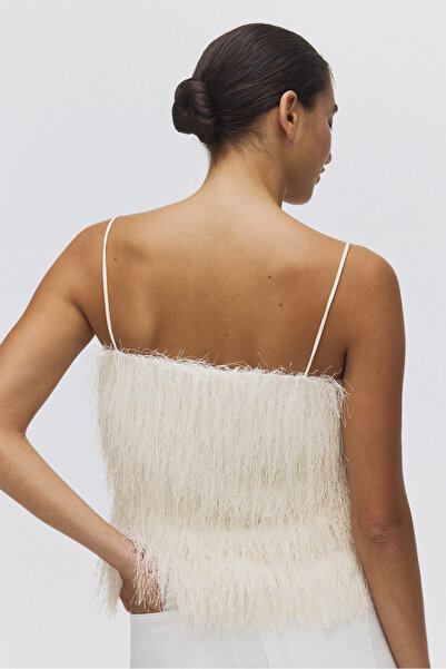 H&M Püsküllü ve Askılı Üst