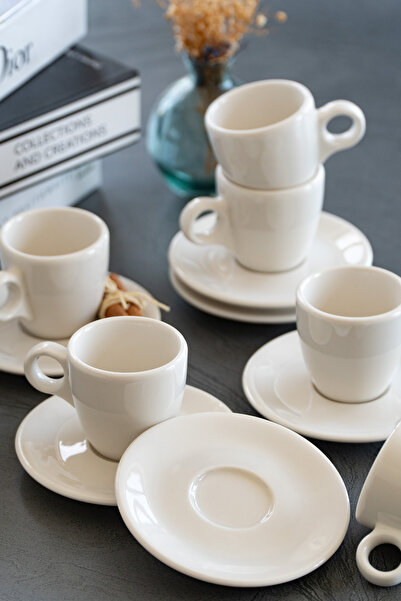 Heda Porselen 6'lı Porselen Espresso Takımı