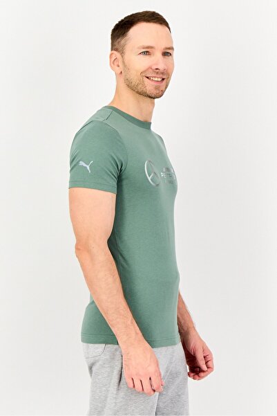 Puma AMG Motorsports x Men Sportswear Fit Short Sleeve Outdoor T-Shirt, Slate Green