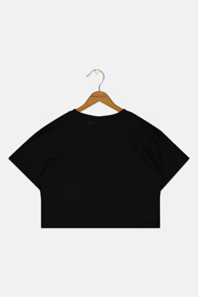 Puma Kids Girl Short Sleeve Outdoor T-shirt, Black