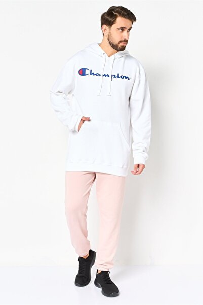 Champion Men Big And Tall Fit Long Sleeve Outdoor Sweatshirt, White