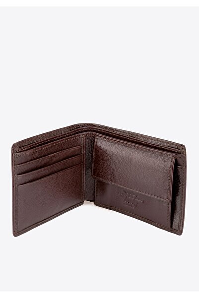 Wittchen Men's Leather Medium Wallet from the Italy Collection, Brown, Leather