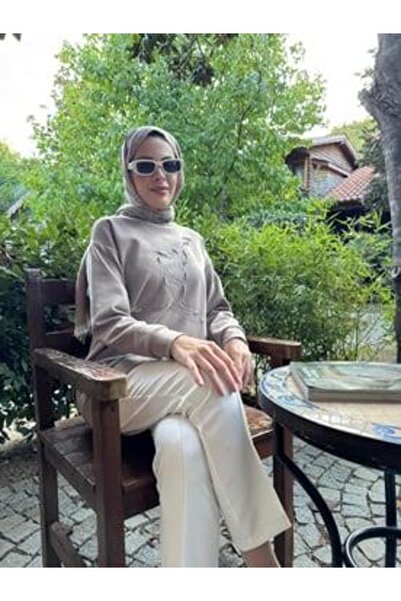 Moodbasic Chain Stone Embroidered Tunic