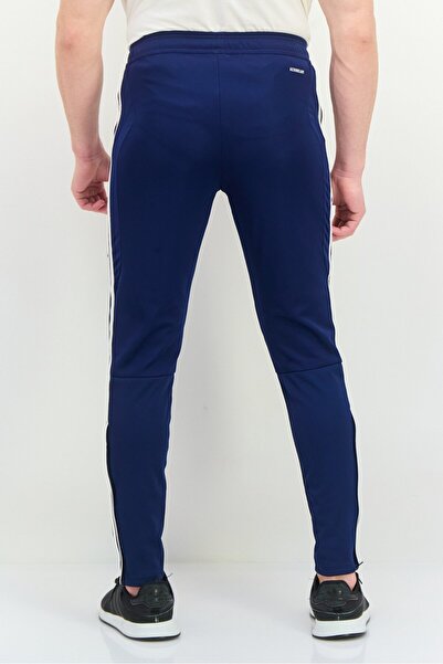 adidas Men Tapered Fit Brand Logo Football Track Pants, Navy