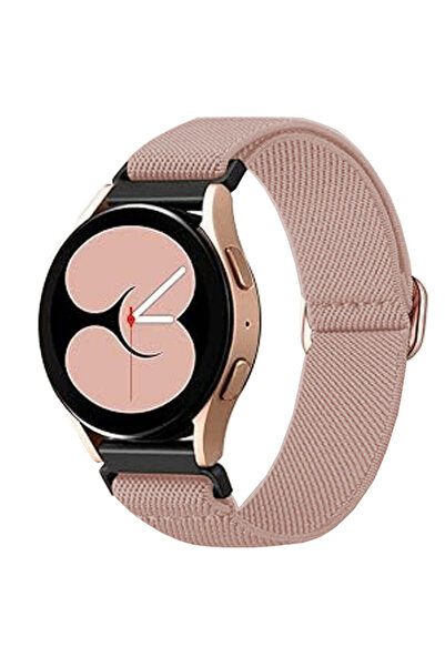 Casey Studios Curea Textilă Samsung Galaxy Watch 7/6/6 Classic/5 Pro/5/4/4 Classic/3 41mm/42 mm, roz nisipos
