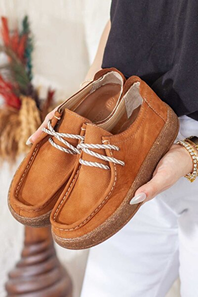 Adım Adım Women's Genuine Leather Extra Soft Orthopedic Shoes