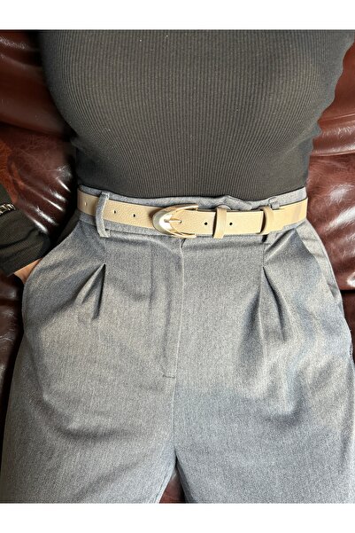 LİA KEMER حزام خصر نسائي ذهبي اللون من راي ديوت بنمط عادي، حزام للسترة، حزام للملابس، حزام للبنطلون