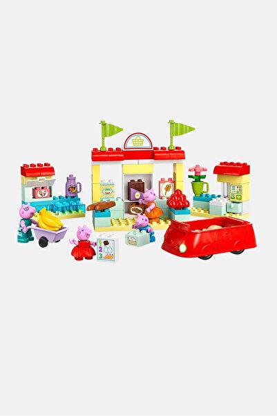 LEGO 10434 70 Pieces Duplo Peppa Pig Peppa Pig Supermarket, Multicolor
