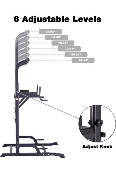 K KiNGKANG T056 Adjustable Multi-Function Power Tower