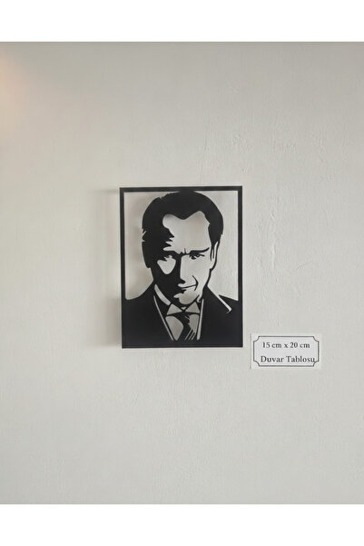 Grifon3D Atatürk Silüeti 3D Duvar Tablosu 15x20 cm - PLA Baskı | Modern Dekoratif Pano