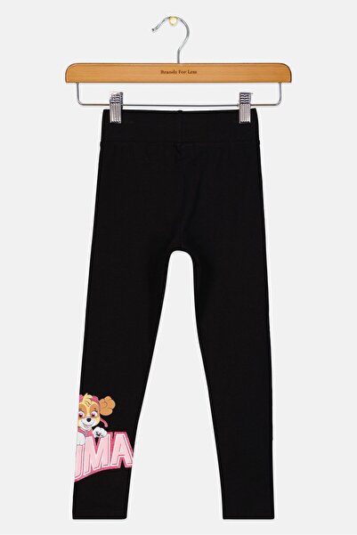 Puma x Paw Patrol Kids Girl Graphic Print Pull On Leggings, Black