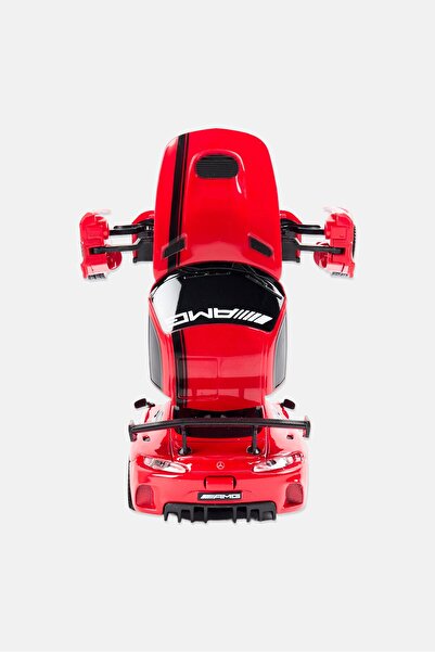 Rastar 1/32 Die Cast 2 in 1 Mercedes-Benz Gt3 Amg Transformable Car Vs Robot, Red