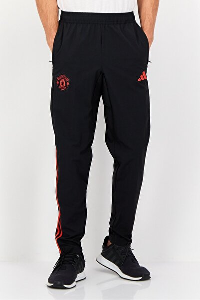 adidas Manchester United x Men Sportswear Fit Training Track Pants, Black