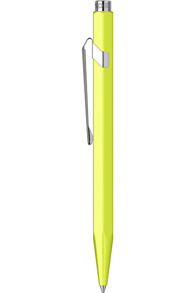 Caran d'Ache 849 Fluo Line Yellow CT Ballpoint pen, yellow, metal case