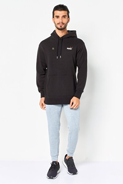 Puma Men Sportswear Fit Long Sleeve Outdoor Hoodie, Black