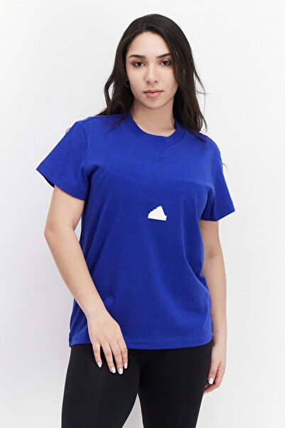 adidas Women Sportswear Fit Short Sleeve Training T-Shirt, Blue