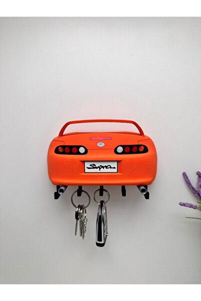 Butik 3D Printing Decorative Toyota Supra Rear Model Designed Keychain