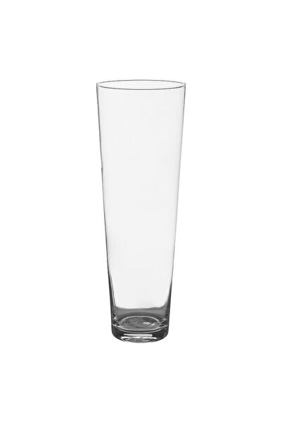 COK clear glass vase, 50 cm high, Ø 17 cm – for large bouquets, pampas and modern decor
