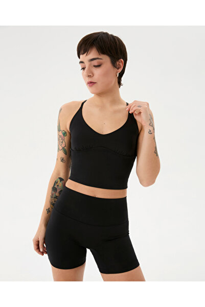 Ayma Active Black Recycled Active Sports Bra