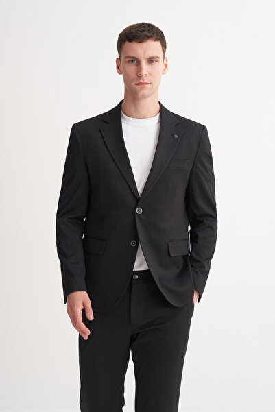 Cazador Ανδρικό μπλέιζερ CAZ 13210 Μαύρο