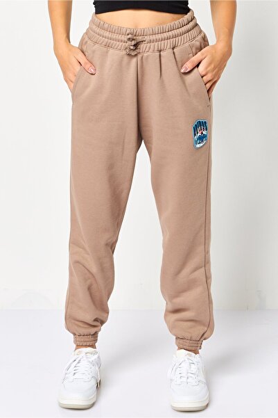 adidas Women Sportswear Fit Outdoor Sweatpants, Taupe
