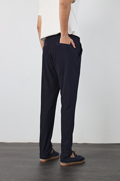 Mesfeno Elastic Waist Flexible Fabric Regular Pants