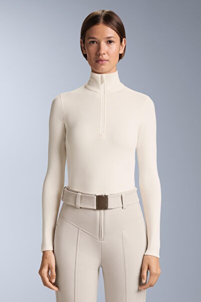 Oysho Half-zip polar thermal base layer T-shirt