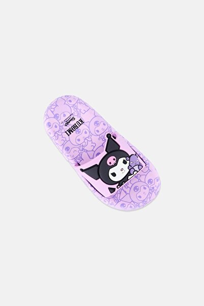 SANRIO Kuromi Kids Girl Stitch Slip On Slides, Multicolor