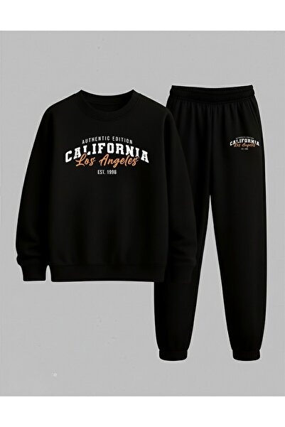 LORVEX Детски комплект от суитшърт и спортен екип за колоездене CALIFORNIA LA...