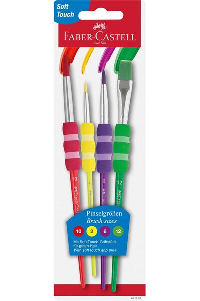 Faber Castell فرش ناعمة الملمس من فابير-كاستل من 4 قطع