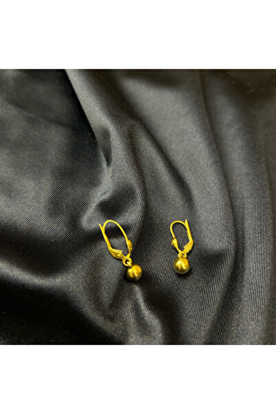 Arpaş 14 Ayar Sallantılı Top Küpe