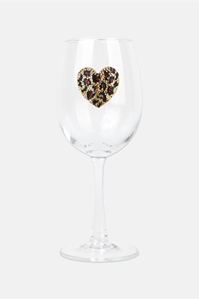 Betsey Johnson Embellished Print Glass, Transparent