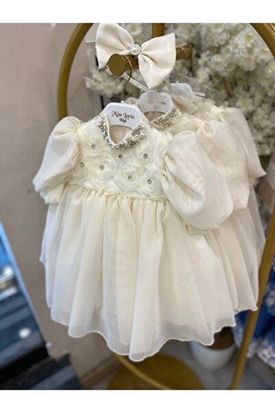 Miss Lorin Kids Stone-Detail Children's Evening Dress