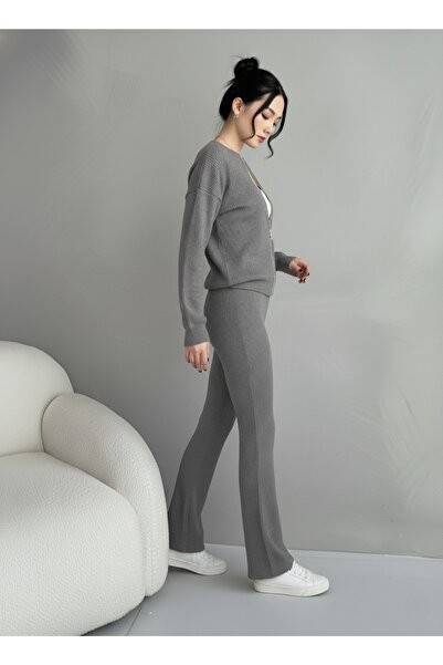 EYYE Kaşkorse Pantolon Bomber Ceket Kadın Alt Üst Takım