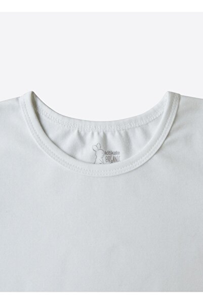 kitikate Organic Classic 3-Pack Short Sleeve Undershirt White