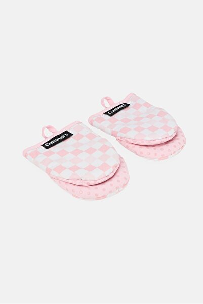 Cuisinart 2Pcs Mini Mitt Silicone Oven Gloves, Pink