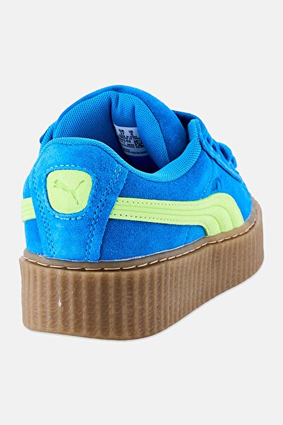 Puma x Fenty Kids Boy Creeper Phatty Lace Up Outdoor Shoes, Turquoise