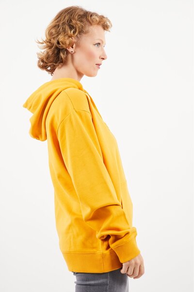 Vans Women Hooded Long Sleeve Sweatshirt, Gold