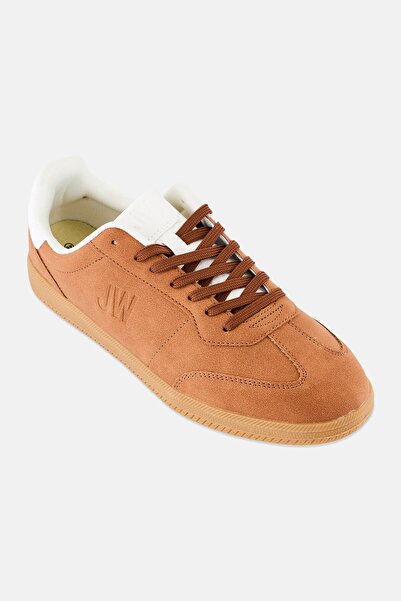 JASON WU Men Brand Logo Lace Up Casual Shoes, Brown