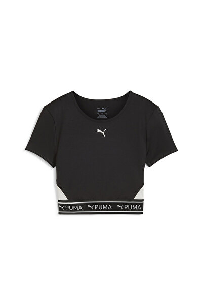 Puma Strong Baby - Short Women's Black Running T-Shirt