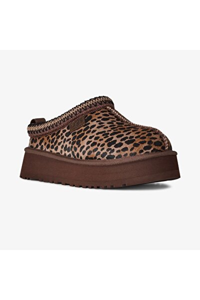 UGG Tazz Caspian Leopar Desenli Kadın Kahverengi Terlik