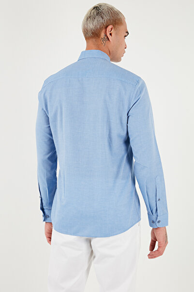 U.S. Polo Assn. U.S. Polo Pamuklu Slim Fit Logolu Uzun Kollu Gömlek Erkek GÖMLEK G081SZ0042225619