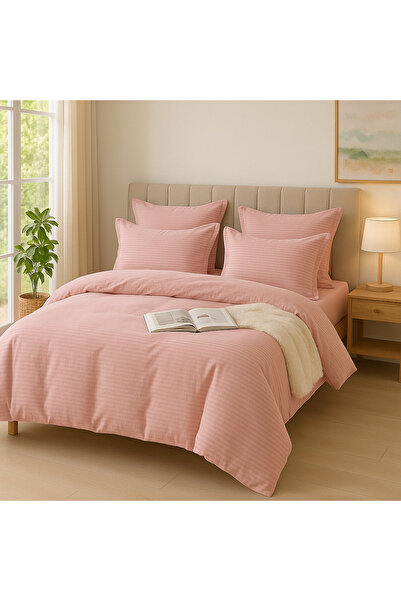 Casa Pucioasa Bed linen, Casa Pucioasa 4 pieces, Damask cotton, premium quality - fitted sheet
