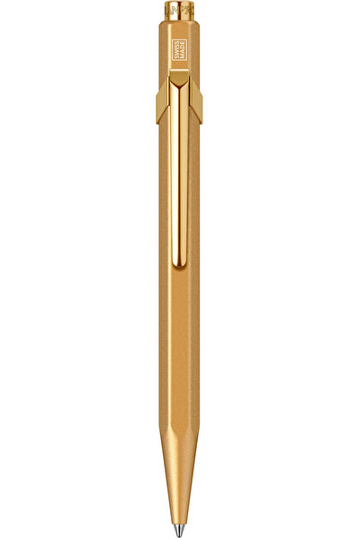 Caran d'Ache 849 Premium Line GoldBar GT Pix cu mecanism, auriu, etui metalic