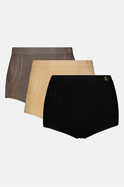 Chinese Laundry ملابس داخلية نسائية مكونة من 3 قطع بشعار العلامة التجارية، مت...