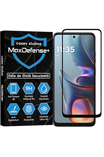 Casey Studios Folie Sticla Motorola Moto E15, Full Cover 3D, HD, Anti Zgariet...