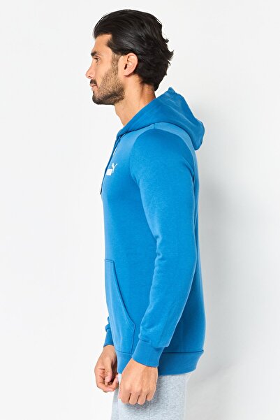 Puma Men Sportswear Fit Long Sleeve Outdoor Hoodies, Blue